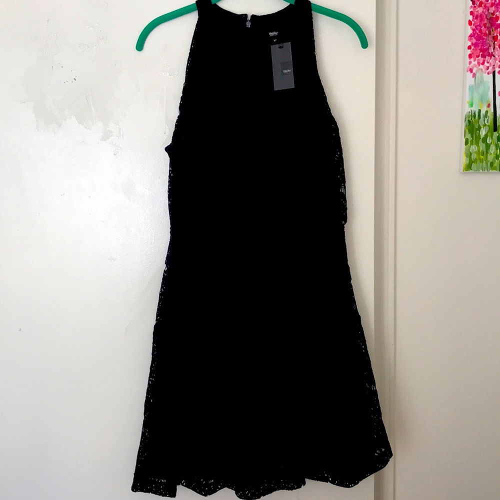 Black lace dress junior NWT